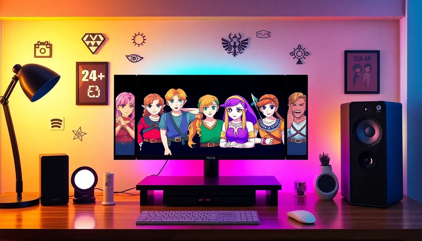 digital art exploring Rule 34 in The Legend of Zelda gaming culture.