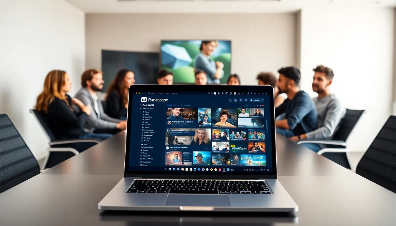 group of players discussing Runescape strategies on Discord.